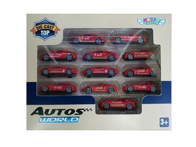 12 SIMULATION FIRE ALLOY CARS - OBL879756