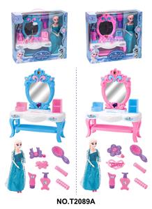 115-INCH NINE-JOINT BARBIE ACCESSORIES AND DRESSER - OBL879790