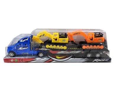 THE INERTIAL CAR TOWED TWO EXCAVATORS - OBL879979