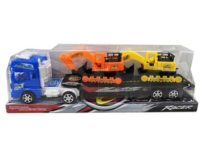 THE INERTIAL CAR TOWED TWO EXCAVATORS - OBL879983