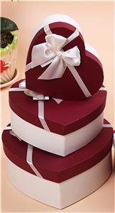 Bow heart red box - OBL880210