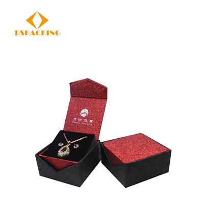 BLACK AND RED RING BOX - OBL880222