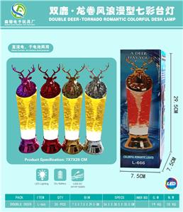 双鹿龙卷风浪漫型七
彩台灯 - OBL880262