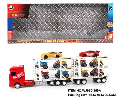 INERTIA CARS TOW 8 BEACH BIKES AND 2 RACING CARS - OBL880437