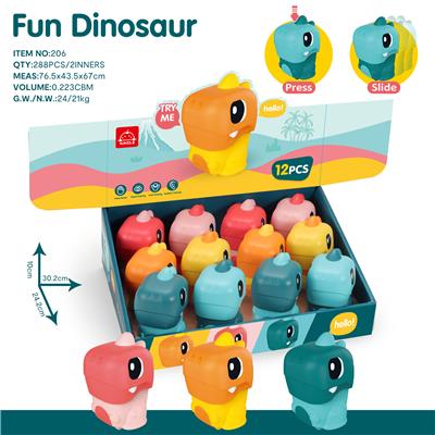 PRESS DINOSAUR (12PCS) - OBL880556