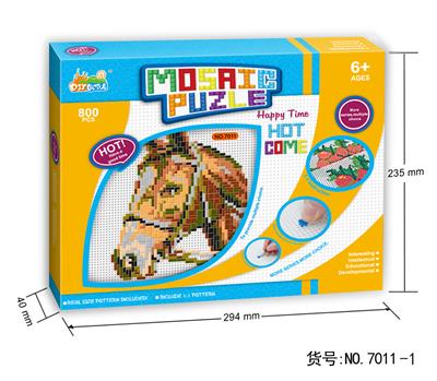 HORSE MOSAIC PUZZLE - OBL880627
