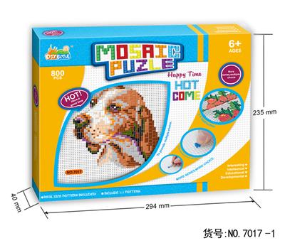 BEAGLE DOG MOSAIC - OBL880633