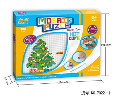 MOSAIC OF CHRISTMAS TREE - OBL880638