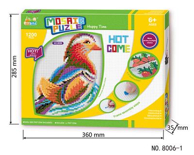 MANDARIN DUCK MOSAIC - OBL880653