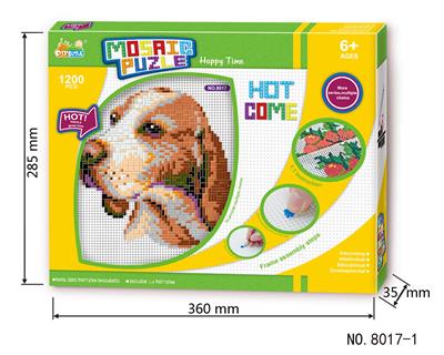 BEAGLE DOG MOSAIC - OBL880664