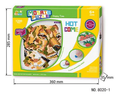 LEOPARD MOSAIC - OBL880667