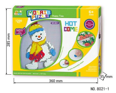 SNOWMAN MOSAIC - OBL880668
