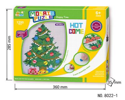 MOSAIC OF CHRISTMAS TREE - OBL880669