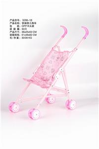 铁制婴儿推车粉红 - OBL881003