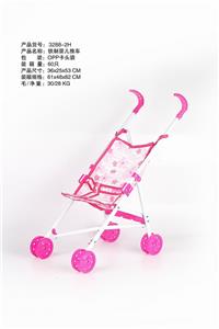 铁制婴儿推车白色 - OBL881008