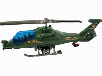 MILITARY GREEN PULL LINE HELICOPTER - OBL881333