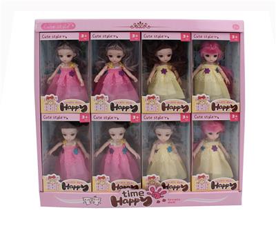 EIGHT 6-INCH JOINT DOLLS - OBL881476