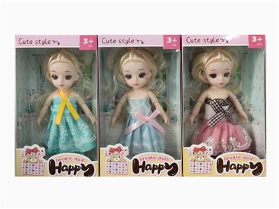 THREE 6-INCH JOINT DOLLS - OBL881478
