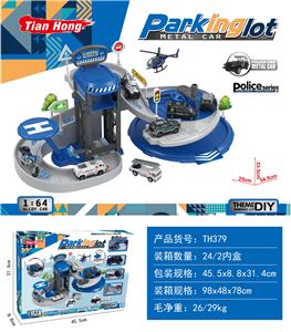 警察轨道车场套装 - OBL881502