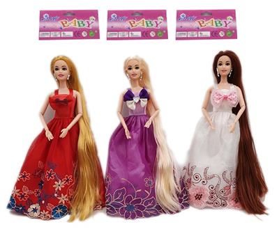 THE NEW HIGH-END 11.5-INCH SOLID LONG-HAIRED JOINT PRINCESS DRESS BARBIE - OBL881509