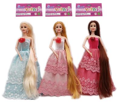 THE NEW HIGH-END 11.5-INCH SOLID LONG-HAIRED JOINT PRINCESS DRESS BARBIE - OBL881511