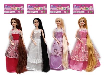 THE NEW HIGH-END 11.5-INCH SOLID LONG-HAIRED JOINT PRINCESS DRESS BARBIE - OBL881513