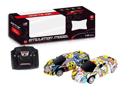 4通遥控涂鸦迈凯伦赛车 - OBL881662