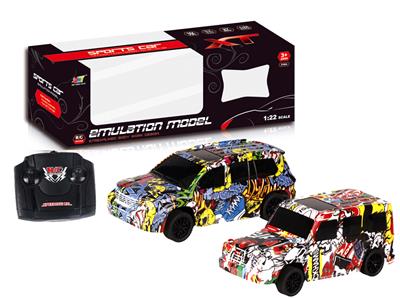 4-WAY GRAFFITI REMOTE CONTROL CAR - OBL881674