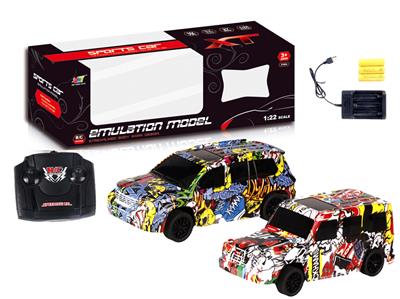 4-WAY GRAFFITI REMOTE CONTROL CAR - OBL881675