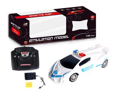 4-WAY REMOTE CONTROL LAMBORGHINI POLICE CAR - OBL881683