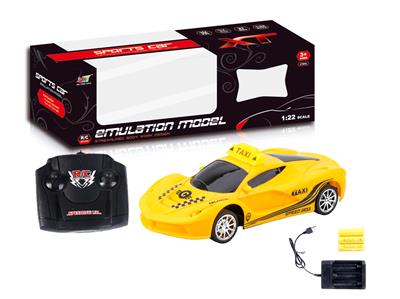 4通遥控涂鸦法拉利的士车 - OBL881701