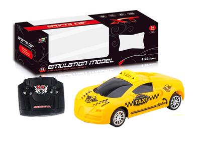 4通遥控涂鸦布加迪的士车 - OBL881702