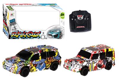 4-WAY GRAFFITI REMOTE CONTROL CAR - OBL881735
