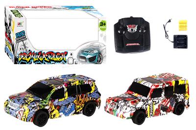 4-WAY GRAFFITI REMOTE CONTROL CAR - OBL881736