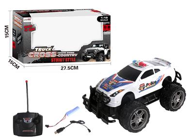 4-WAY NISSAN REMOTE CONTROL OFF ROAD POLICE VEHICLE - OBL881769