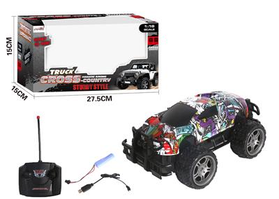 4-WAY BUGATTI REMOTE CONTROL SUV GRAFFITI - OBL881779
