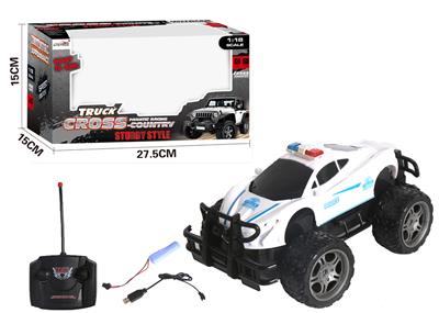 4-WAY MCLAREN REMOTE CONTROL OFF ROAD POLICE VEHICLE - OBL881787