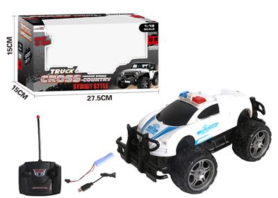 4-WAY BUGATTI REMOTE CONTROL OFF-ROAD POLICE VEHICLE - OBL881789