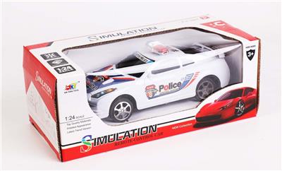 2 REMOTE-CONTROLLED POLICE CAR - OBL881801