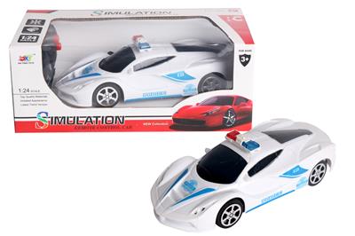 2-WAY SIMULATION OF FERRARI REMOTE CONTROL POLICE CAR - OBL881815