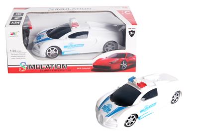 2-WAY SIMULATION BUGATTI REMOTE CONTROL POLICE CAR - OBL881816