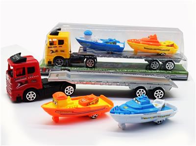 A CARTOON SHIP WITH INERTIA TOWING HEAD - OBL881920