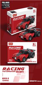 BUILDING BLOCK HUILI RACING CAR - OBL882007