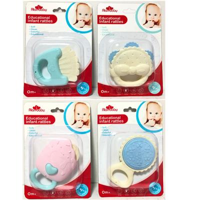 素色吸板摇铃（四款混装） - OBL882024