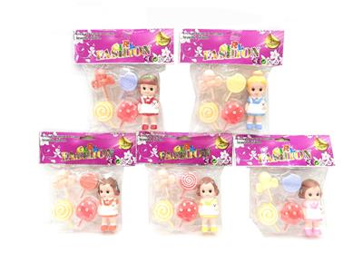 2.5-INCH ENAMEL DOLL WITH BLISTER - OBL882474