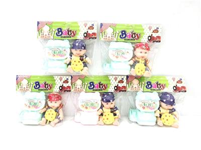 5 INCH ENAMEL 8 EXPRESSION DOLL - OBL882475