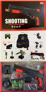 BLACK RED EVA SOFT BULLET GUN - OBL882513