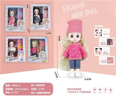 SIX INCH MULTI JOINT DOLL - OBL882517