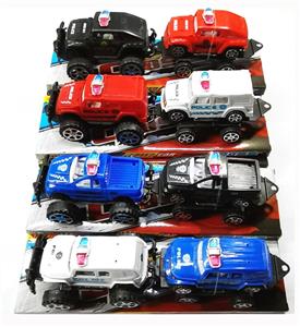 SOLID-COLOR INERTIAL OFF-ROAD POLICE CAR WITH TOW FORCE POLICE CAR - OBL883216