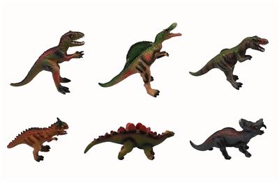 6款搪胶充棉音乐恐龙 - OBL883566